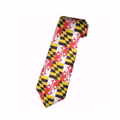 Maryland Flag Neck Tie