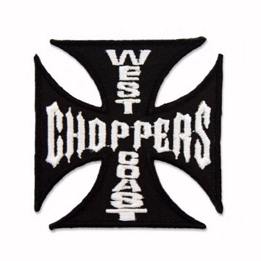 West Coast Choppers Motorcycle Embroidered Iron-On Sew-On Patch