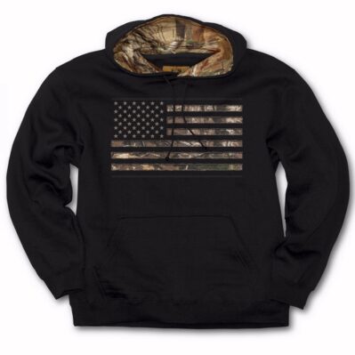Camo U.S.A. Stars and Stripes Pullover Hoodie