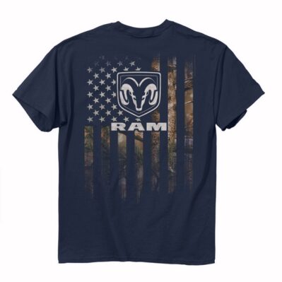 RAM U.S. Flag Camo Short Sleeve T-Shirt