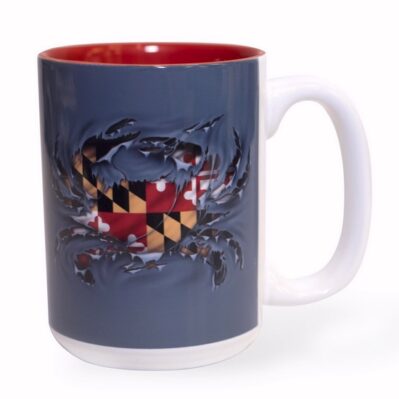 Maryland Ripped Crab Coffee Soup Mug
