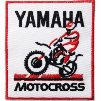 Yamaha Motocross Embroidered Iron-On Sew-On Patch