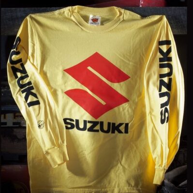 Suzuki Logo Yellow Jersey Long Sleeve T-Shirt