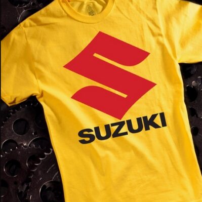 Suzuki Logo Yellow Short Sleeve T-Shirt