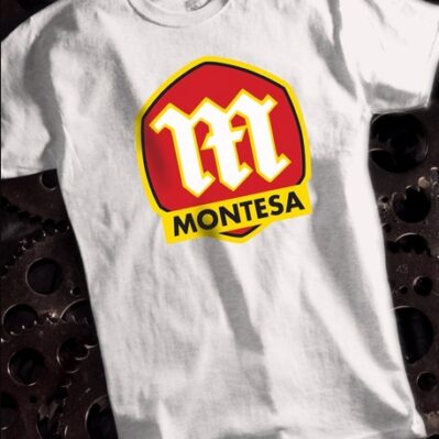 Montesa Logo White Short Sleeve T-Shirt
