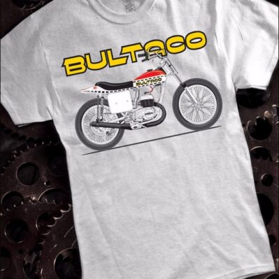 Bultaco Vintage Astro Flat Track Short Sleeve T-Shirt