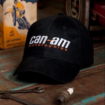 Can-Am Black Embroidered Cap Hat