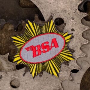 BSA Gold Star Embroidered Iron-On Sew-On Patch
