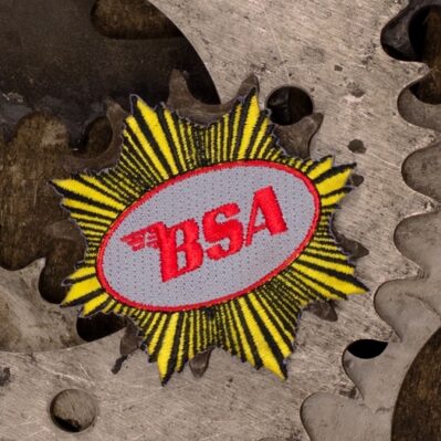 BSA Gold Star Embroidered Iron-On Sew-On Patch