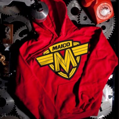 Maico Logo Red Pullover Hoodie