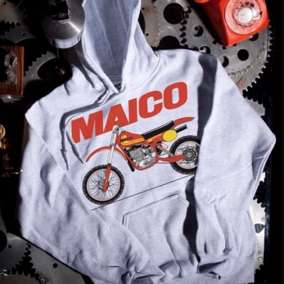 Maico 490 Gray Pullover Hoodie