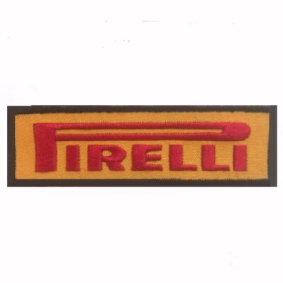 Pirelli Tire Embroidered Iron-On Sew-On Patch