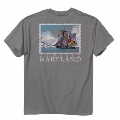 Maryland Classic Sailing Ship Short Sleeve T-Shirt
