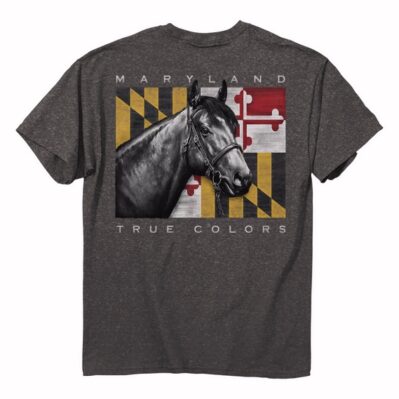 Maryland True Colors Thoroughbred Horse Short Sleeve T-Shirt