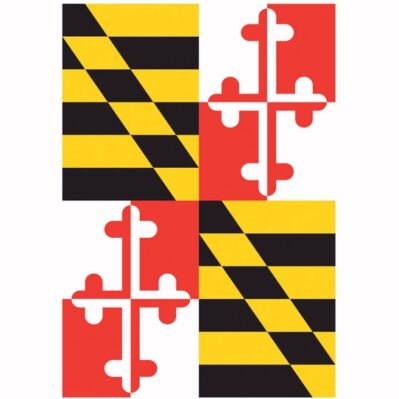Maryland Garden Flag 12.5" x 18"