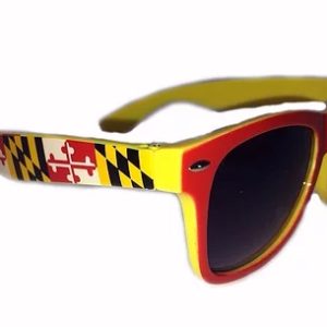 Maryland Flag Yellow/Red Sunglasses
