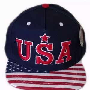 U.S.A. Flag Stars and Stripes Embroidered Cap Hat