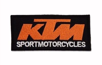 KTM Sport Motorcycles Embroidered Iron-On Sew-On Patch