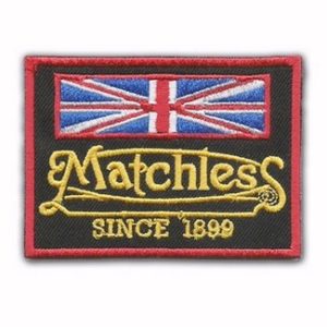 Matchless Flag Embroidered Iron-On Sew-On Patch