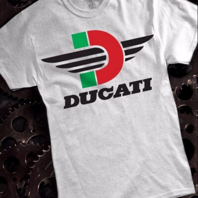 Ducati Logo Gray Short Sleeve T-Shirt