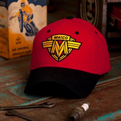 Maico Red Embroidered Cap Hat