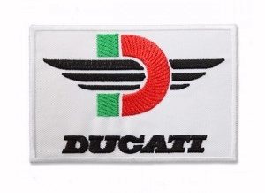 Ducati Motorcycle Embroidered Iron-On Sew-On Patch