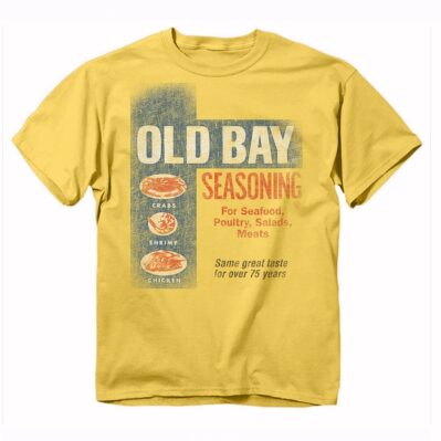 Old Bay Washed Can Logo Short Sleeve T-Shirt