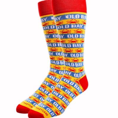 Old Bay Stripes Dress Socks