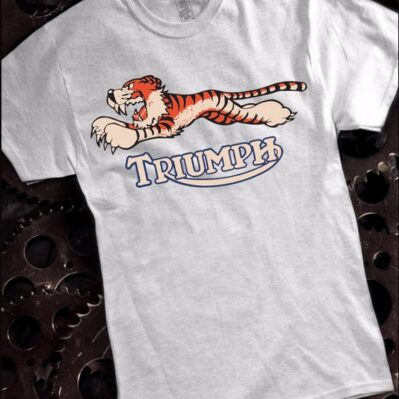Triumph Tiger Gray Short Sleeve T-Shirt