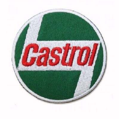 Castrol Oil Embroidered Iron-On Sew-On Patch