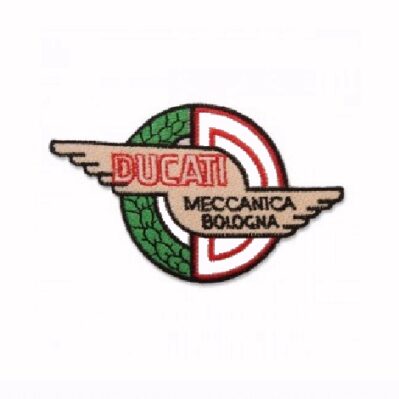 Ducati Meccanica Embroidered Iron-On Sew-On Patch