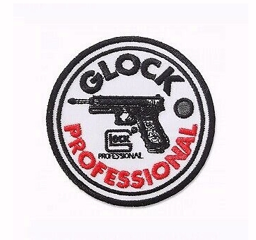 Glock Professional Embroidered Iron-On Sew-On Patch
