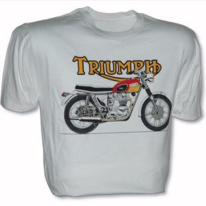 Triumph Vintage Gray Short Sleeve T-Shirt