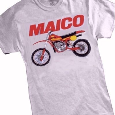 Maico Vintage 490 Gray Short Sleeve T-Shirt