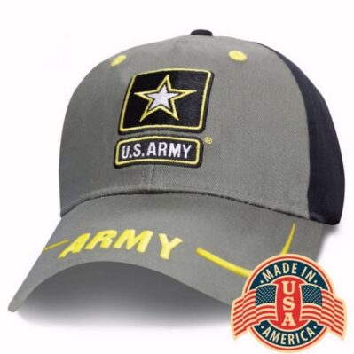 U.S. Army Base Line Embroidered Cap Hat