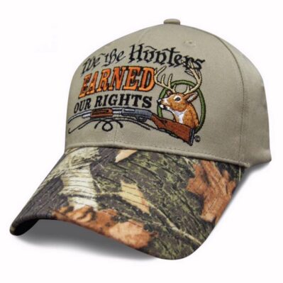 We the Hunters Earned Our Rights 2nd Amendment Cap Hat