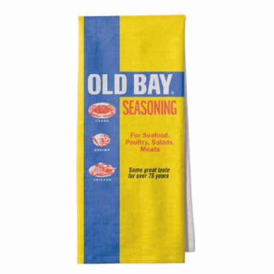 Old Bay Faded Logo Kitchen Towel