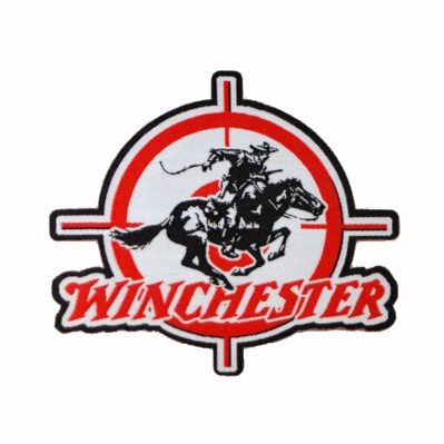 Winchester Cutout Embroidered Iron-On Sew-On Patch