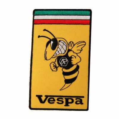 Vespa Wasp Large Embroidered Iron-On Sew-On Patch
