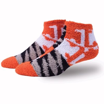 Maryland Flag Oriole Orange Fuzzy Sleep Comfort Non-Slip Socks