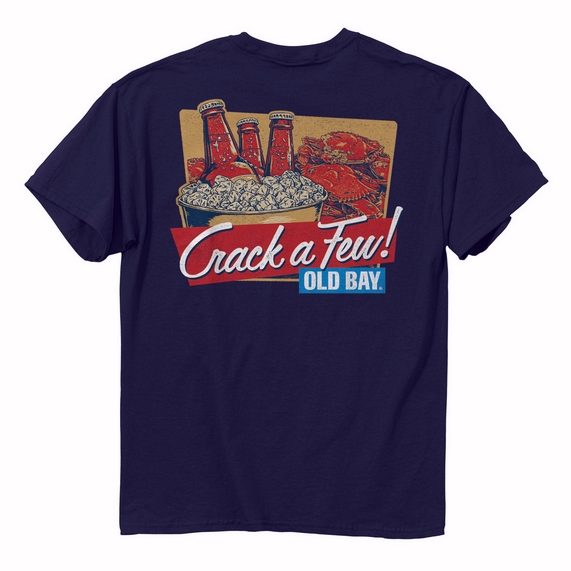 Old Bay Crabs & Beer Crack A Few Short Sleeve T-Shirt