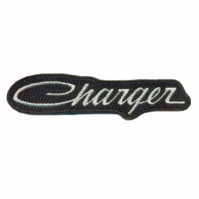 Charger Embroidered Iron-On Sew-On Patch