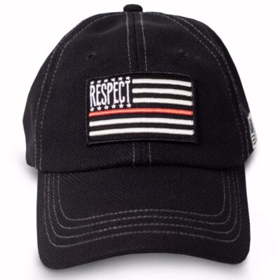 Respect Red First Responders Firefighter EMT Flag Cap Hat