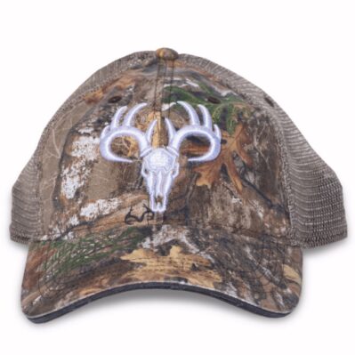 Deer Skull Sonic Embroidered Cap Hat