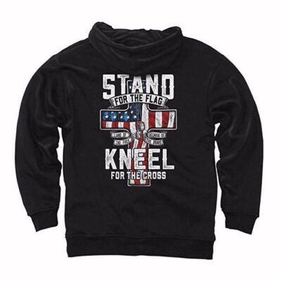Stand for Flag Kneel for Cross Pullover Hoodie Buck Wear