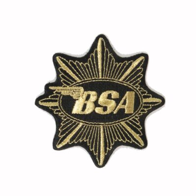 BSA Gold Star Vintage Embroidered Iron-On Sew-On Patch