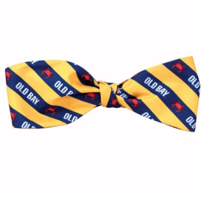 Old Bay Bow Neck Tie Manual Self Tied