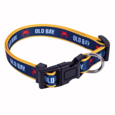 Old Bay Logo Dog Collar