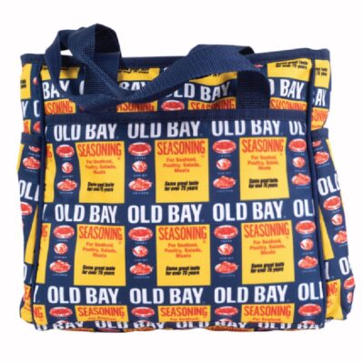 Old Bay Can Pattern Hot/Cold Insulated Tote Lunch Bag