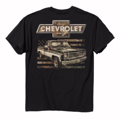 Chevrolet Chevy 73 Truck Camo Short Sleeve T-Shirt